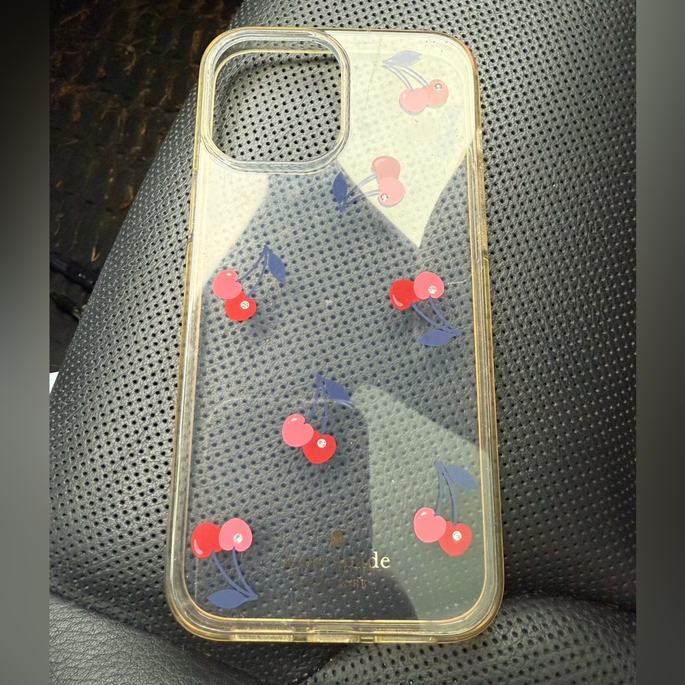 Kate spade clear cherry iPhone 12/13 pro max case